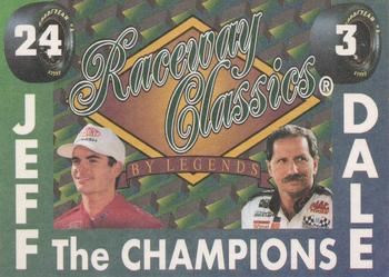 1995 Raceway Classics #NNO Dale Earnhardt / Jeff Gordon Back