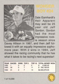 1995 Raceway Classics #NNO Jeff Gordon Back