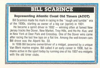 1995 Motorsports '95 Racing Legends #95-1 Bill Scarince Back