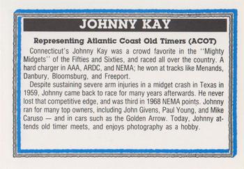 1995 Motorsports '95 Racing Legends #95-2 Johnny Kay Back