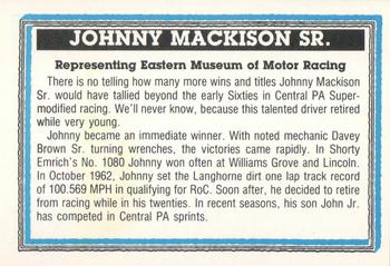 1995 Motorsports '95 Racing Legends #95-4 Johnny Mackison Back