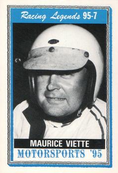 1995 Motorsports '95 Racing Legends #95-7 Maurice Viette Front