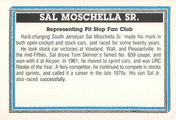 1995 Motorsports '95 Racing Legends #95-11 Sal Moschella Sr. Back