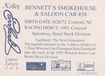 1995 Western Steer #2 Dale Earnhardt / Kelley Earnhardt Back