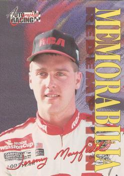 1996 Score Board Autographed - Memorabilia Redemption #NNO Jeremy Mayfield Front