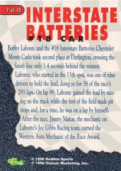 1996 Classic - Race Chase Darlington Prize #7 Bobby Labonte Back