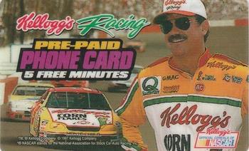 1997 Kellogg's Racing Phone Card #NNO Terry Labonte Front