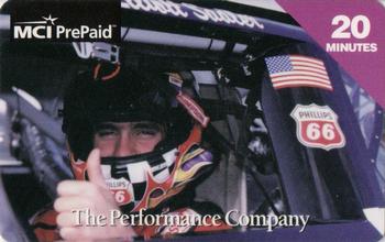 1997 The Performance Company Phone Card #NNO Elliott Sadler Front