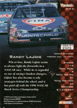 1997 Pinnacle Hardee's #6 Randy LaJoie Back
