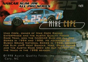 1998 Austin Racing #4 Mike Cope Back