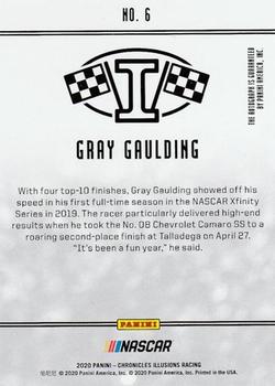 2020 Panini Chronicles - Illusions Autographs #6 Gray Gaulding Back