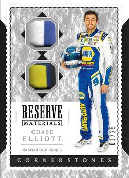 2020 Panini Chronicles - Reserve Materials Holo Silver #RM-CE Chase Elliott Front