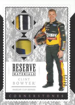 2020 Panini Chronicles - Reserve Materials Holo Silver #RM-CB Clint Bowyer Front