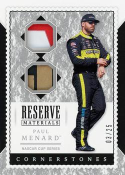 2020 Panini Chronicles - Reserve Materials Holo Silver #RM-PM Paul Menard Front