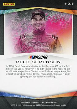 2020 Panini Chronicles - Ascension Red #5 Reed Sorenson Back