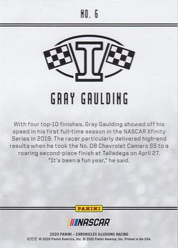 2020 Panini Chronicles - Illusions #6 Gray Gaulding Back