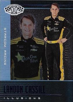 2020 Panini Chronicles - Illusions Blue #19 Landon Cassill Front