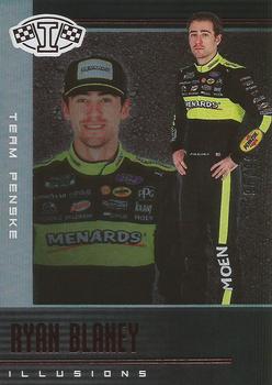 2020 Panini Chronicles - Illusions Red #13 Ryan Blaney Front