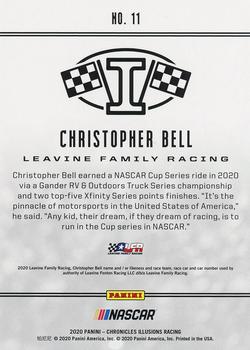 2020 Panini Chronicles - Illusions Black #11 Christopher Bell Back
