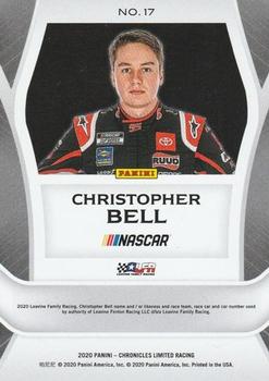 2020 Panini Chronicles - Limited #17 Christopher Bell Back