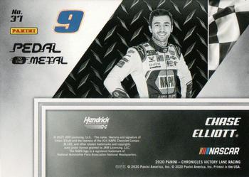 2020 Panini Chronicles - Pedal to the Metal #37 Chase Elliott Back