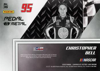 2020 Panini Chronicles - Pedal to the Metal Gold #36 Christopher Bell Back