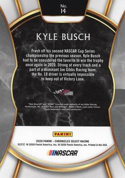 2020 Panini Chronicles - Select #14 Kyle Busch Back