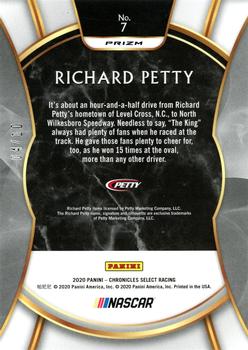 2020 Panini Chronicles - Select Gold #7 Richard Petty Back