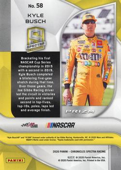 2020 Panini Chronicles - Spectra #58 Kyle Busch Back