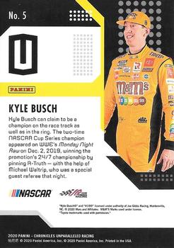 2020 Panini Chronicles - Unparalleled #5 Kyle Busch Back