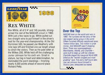 1998 Goodyear #1960 Rex White Back