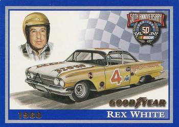 1998 Goodyear #1960 Rex White Front