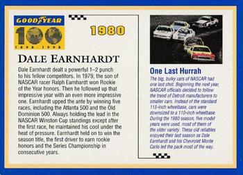 1998 Goodyear #1980 Dale Earnhardt Back