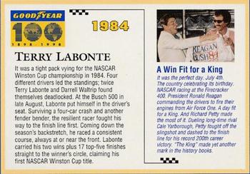 1998 Goodyear #1984 Terry Labonte Back