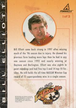 1998 Pinnacle Reese's Racing #1 Bill Elliott Back