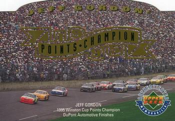 1995 Upper Deck Authenticated Jeff Gordon #NNO Jeff Gordon: 1995 Points Champion Front