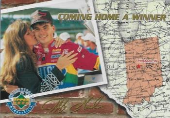 1995 Upper Deck Authenticated Jeff Gordon #NNO Jeff Gordon: Coming Home a Winner Front