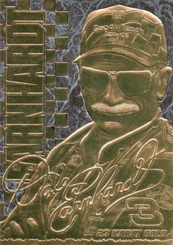 1999 Bleachers 23 Karat Gold #NNO Dale Earnhardt Front