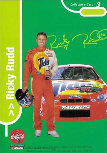 1999 Coca-Cola #3 Ricky Rudd Front