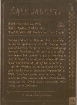 1997-00 Danbury Mint #21 Dale Jarrett Back