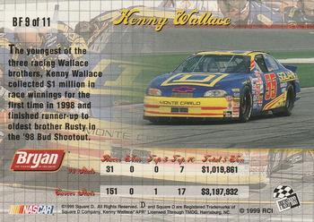 1999 Bryan Foods #BF9 Kenny Wallace Back