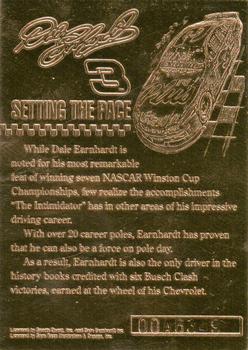 1999 Gold Card Collection by Sam Bass Dale Earnhardt #NNO Dale Earnhardt Back