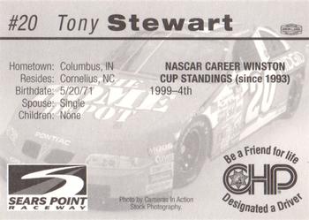 2000 CHP Sears Point Raceway #NNO Tony Stewart Back