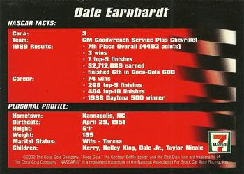2000 Coca-Cola 7-Eleven #NNO Dale Earnhardt Back