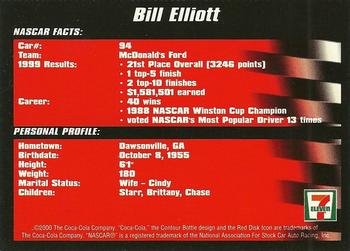 2000 Coca-Cola 7-Eleven #NNO Bill Elliott Back
