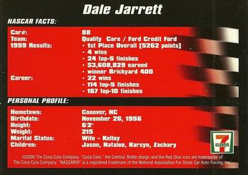 2000 Coca-Cola 7-Eleven #NNO Dale Jarrett Back