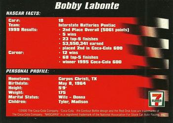 2000 Coca-Cola 7-Eleven #NNO Bobby Labonte Back