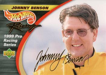 1999 Hot Wheels Pro Racing Upper Deck #JB9 Johnny Benson Front