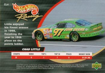 1999 Hot Wheels Pro Racing Upper Deck #CL4 Chad Little Back