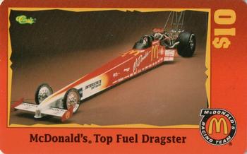 1996 Classic McDonald's Racing Phone Cards #8 Cory McClenathan Front